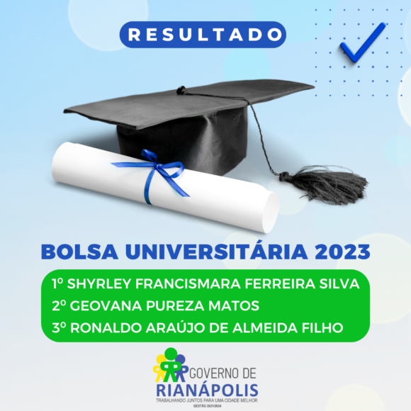Programa Bolsa Universitária Municipal 2023